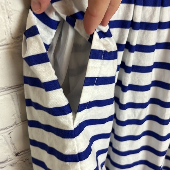 J. Crew Nautical Striped Cotton Pull On Skirt - Picture 3 of 10